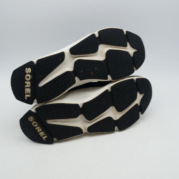 Sorel Women's 10 Kinetic Impact Caribou WP Boots Sneakers Black Sea Salt - Picture 6 of 7